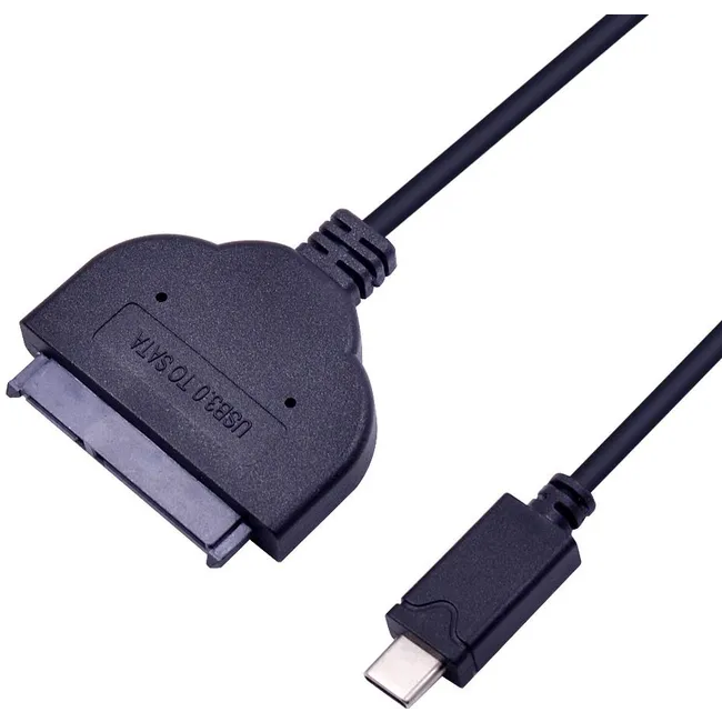 Alfais 4394 Usb Type C To 2.5 İnç Sata Ssd Hdd Hard Disk 3.1 Çevirici Dönüştürücü Kablosu