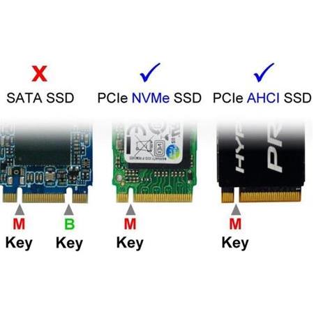 Alfais 4396 Ngff M Key Nvme Ahci Ssd To Pci-e 3.0 1x 960 Evo Kart Çevirici Dönüştürücü Adaptör