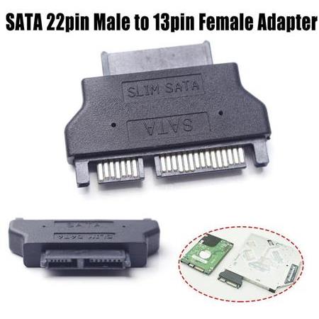 Alfais 4400 Slimline Sata Adaptör Serial ATA Slim 7+6 Çevirici Dönüştürücü Adaptör
