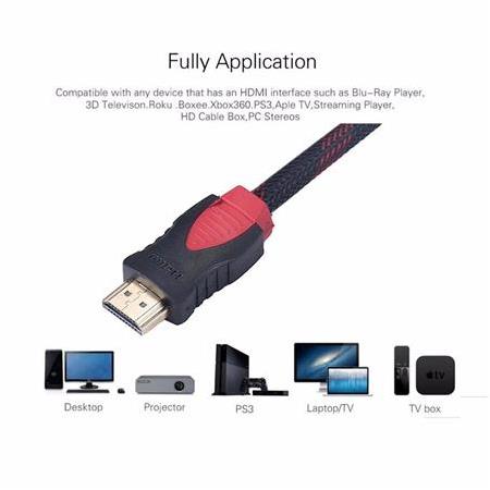 Alfais 4404 Hdmi Kablosu 1.4B 3D Hdmi Görüntü Monitör Kablosu 1 Metre