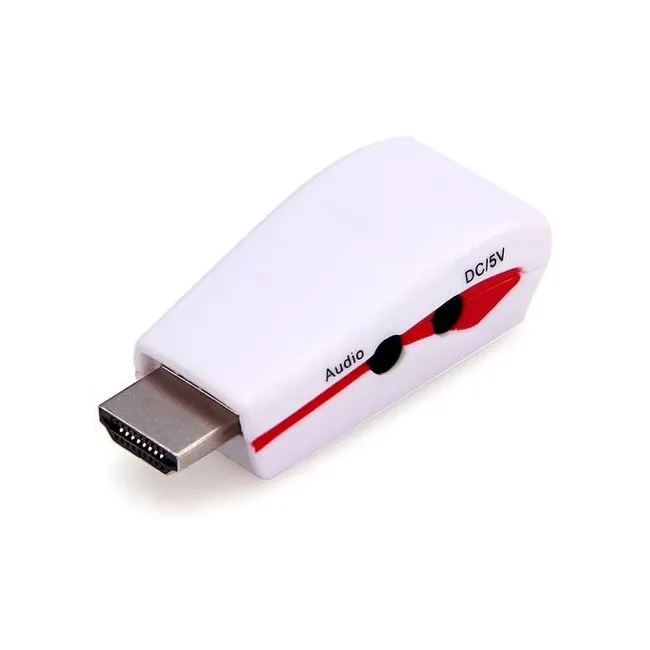 Alfais 4412 Hdmi To Vga Ses Güç Destekli ÇEvirici Dönüştürücü Adaptör