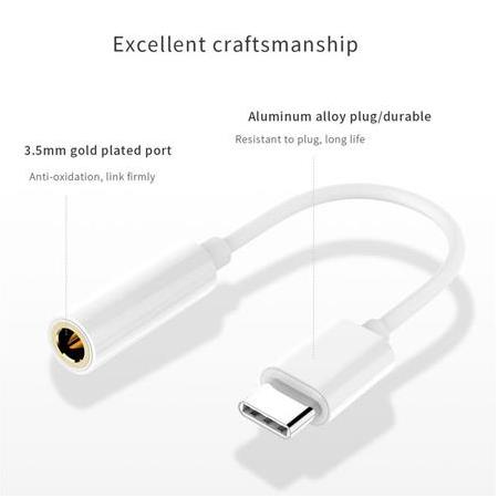 Alfais 4417 Type C To 3.5mm Kulaklık Ses Çevirici Dönüştürücü Aux Adaptör