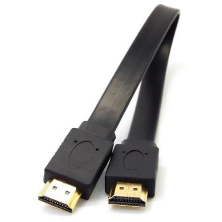 Alfais 4995 Yassı Flat Slim Hdmi Kablo Uyumlu 4k Full Hd 4k 60hz 2.0 Uyumlu 0.3M