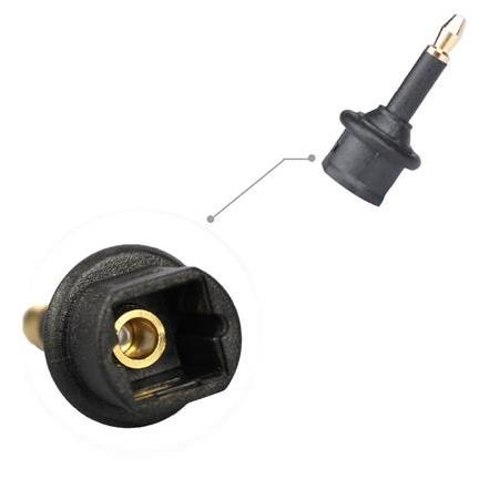 Alfais 4430 Toslink to Mini Toslink Adaptör Çevirici Dönüştürücü Optik 3.5mm Dişi Erkek Kablo Ses Di