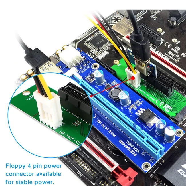 Alfais 4436 M.2 Ngff Ssd To Pci-e Express 4x Çevirici Dönüştürücü Riser Kart Adaptörü
