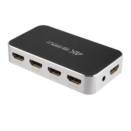 Alfais 4441 4K Hdmi 2.0 Çoklayıcı 4 Port Çoklayıcı Arc Switch Kumanda