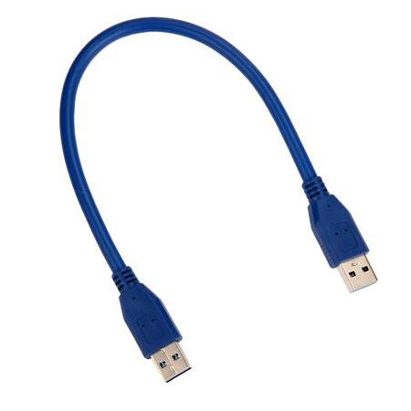 Alfais 4955 Usb 3.0  Erkek Erkek Ara Bağlantı Kablosu Uzatma Ekleme 30 Cm