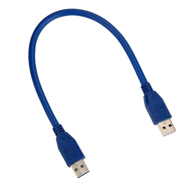 Alfais 4955 Usb 3.0  Erkek Erkek Ara Bağlantı Kablosu Uzatma Ekleme 30 Cm