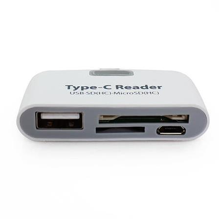 Alfais 4941 Type C Usb 3.1 Kart Okuyucu Micro Usb Sd Card Reader Çevirici