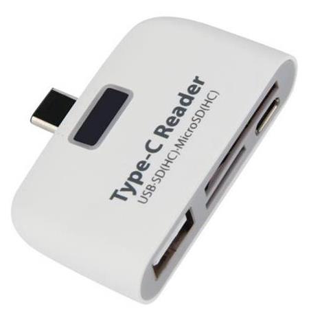 Alfais 4941 Type C Usb 3.1 Kart Okuyucu Micro Usb Sd Card Reader Çevirici