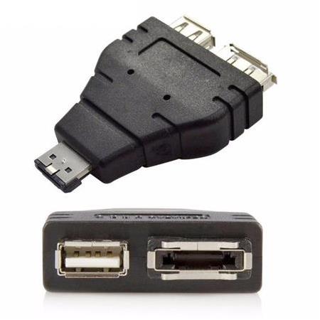 Alfais 4472 Esata Combo To Usb eSATA Dişi Erkek Çevirici Dönüştürücü Adaptör