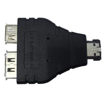 Alfais 4472 Esata Combo To Usb eSATA Dişi Erkek Çevirici Dönüştürücü Adaptör