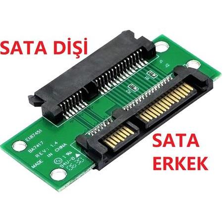 Alfais 4902 Sata Erkek To Sata Dişi Çevirici 4902p Dönüştürücü 2.5 3.5 22 Pin