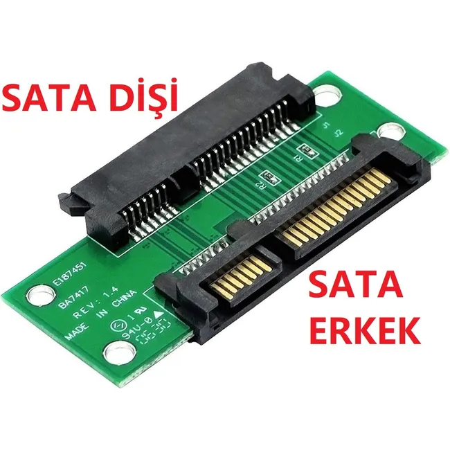 Alfais 4902 Sata Erkek To Sata Dişi Çevirici 4902p Dönüştürücü 2.5 3.5 22 Pin