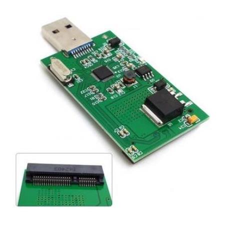 Alfais 4905 Msata Mini Sata To Usb 3.0 Çevirici Dönüştürücü Adaptör