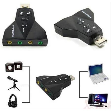 Alfais 4931 7.1 7 Kanal Mikrofon Destekli Çift Girişli Çevirici Harici Usb Ses Kartı