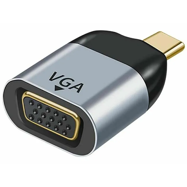 Alfais 4893 Type C To Vga Kablo Ucu Mini Çevirici Dönüştürücü Adaptör