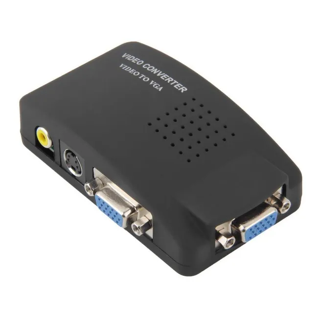 Alfais 4870 Av Rca to Vga Video Çevirici Dönüştürücü Adaptör