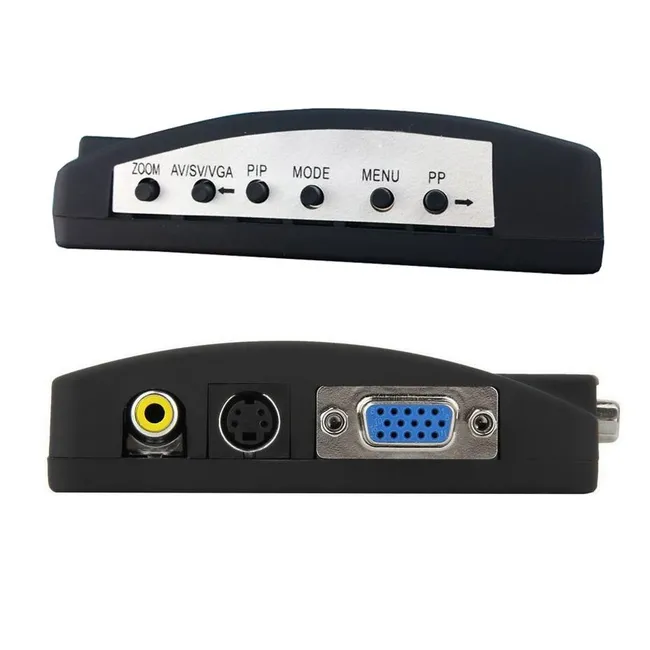Alfais 4870 Av Rca to Vga Video Çevirici Dönüştürücü Adaptör