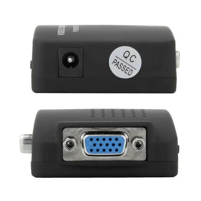 Alfais 4870 Av Rca to Vga Video Çevirici Dönüştürücü Adaptör
