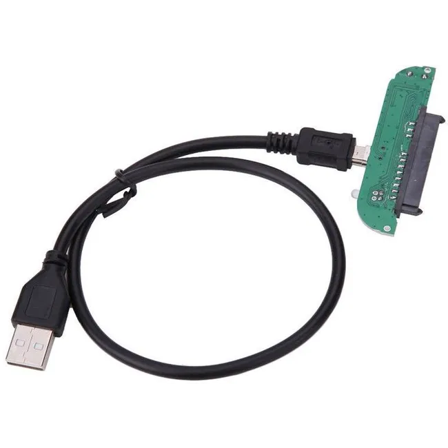 Alfais 4479 2.5 Mini USB SATA SSD / HDD Çevirici Dönüştürücü Harddisk Bağlantı Adaptörü