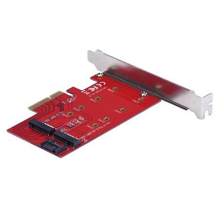 Alfais 4481 NGFF M.2 B+M Key SSD To PCI-E Kart 4x Çevirici Dönüştürücü