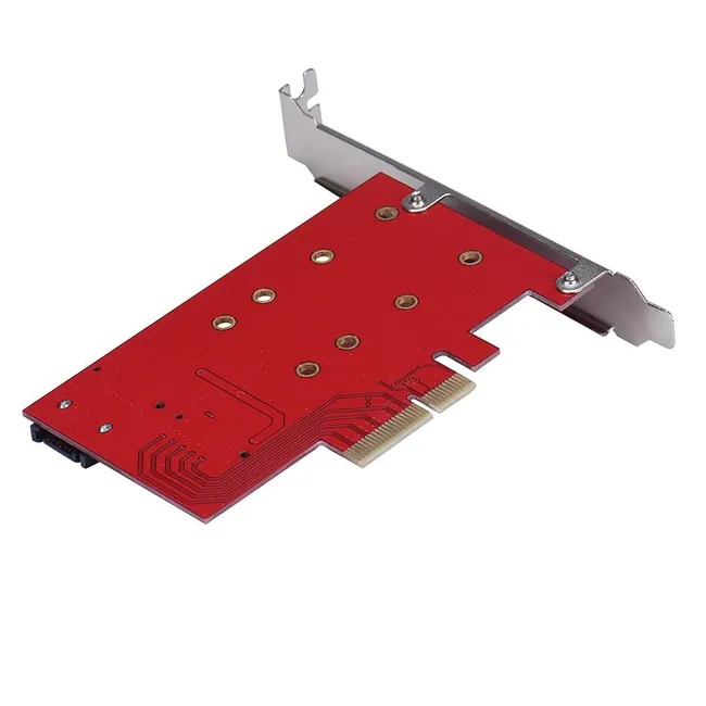 Alfais 4481 NGFF M.2 B+M Key SSD To PCI-E Kart 4x Çevirici Dönüştürücü