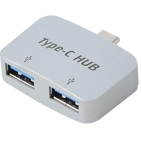 Alfais 4493 Type C To Usb 3.0 2 Port Hub 3.1 Çevirici Dönüştürücü Çoklayıcı Çoğaltıcı