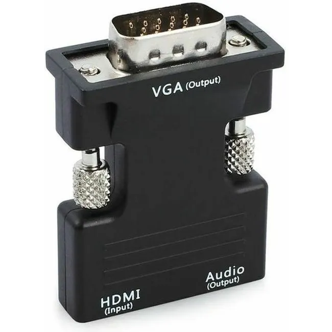 Alfais 4499 Ses Destekli Hdmi To Vga Monitör Çevirici Dönüştürücü Adaptör