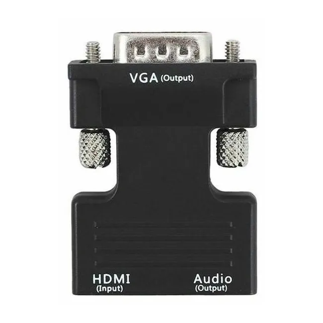 Alfais 4499 Ses Destekli Hdmi To Vga Monitör Çevirici Dönüştürücü Adaptör