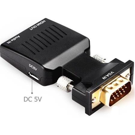 Alfais 4501 Vga To Hdmi Çevirici Dönüştürücü Laptop Tv Monitör Adaptör Kablosu