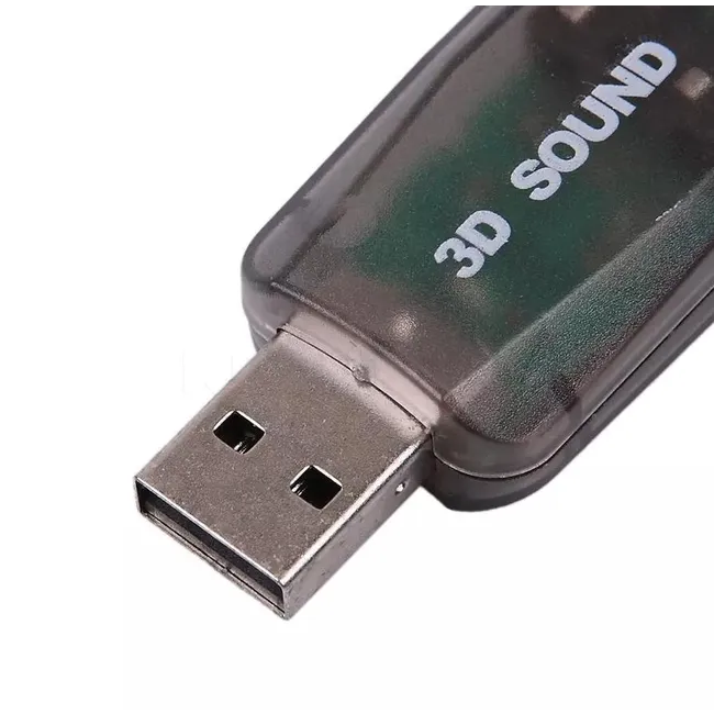 Alfais 4504 5+1 Harici Laptop Usb Ses Kartı 3.5mm Kulaklık Mikrofon Çevirici