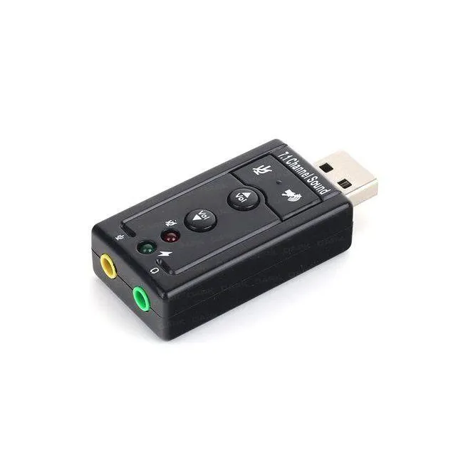 Alfais 4506 7.1 3.5mm USB Ses Kartı Mikrofon Kulaklık Harici