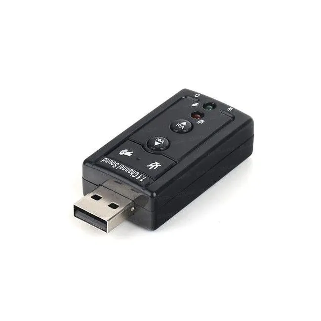 Alfais 4506 7.1 3.5mm USB Ses Kartı Mikrofon Kulaklık Harici