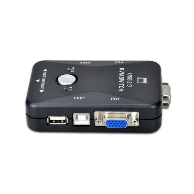 Alfais 4509 2 Port USB to KVM Switch Çoklu Pc Kasa Çoklayıcı