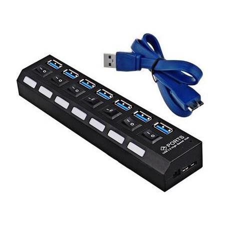 Alfais 4581 7 Port Usb 3.0 Hub Çoklayıcı Çoğaltıcı Switch