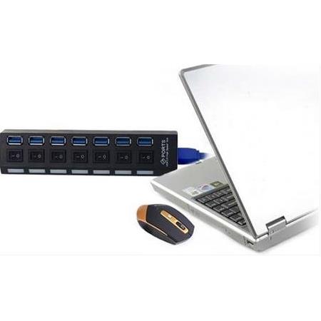 Alfais 4581 7 Port Usb 3.0 Hub Çoklayıcı Çoğaltıcı Switch
