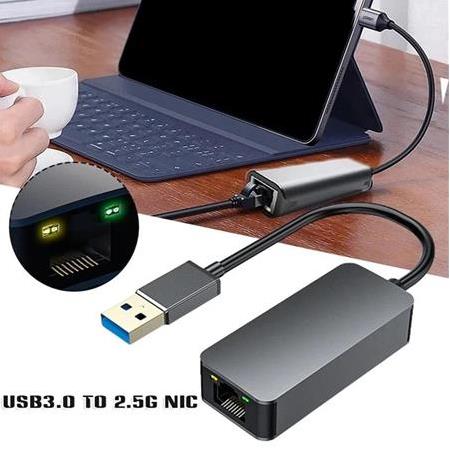 Alfais 4743 Usb To Ethernet 2500Mbps 2.5G Lan İnternet Çevirici Dönüştürücü Adaptör