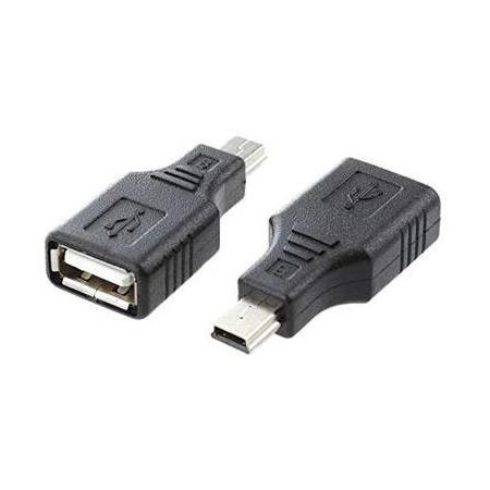 Alfais 4883 Usb Dişi Mini Usb Erkek 5 Pin Çevirici Dönüştürücü Adaptör