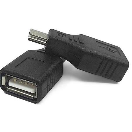 Alfais 4883 Usb Dişi Mini Usb Erkek 5 Pin Çevirici Dönüştürücü Adaptör