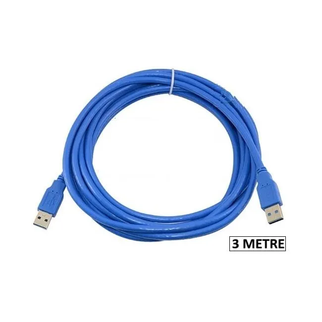 Alfais 4920 Usb 3.0 3 Metre Erkek Erkek Ara Bağlantı Kablosu Uzatma Ekleme