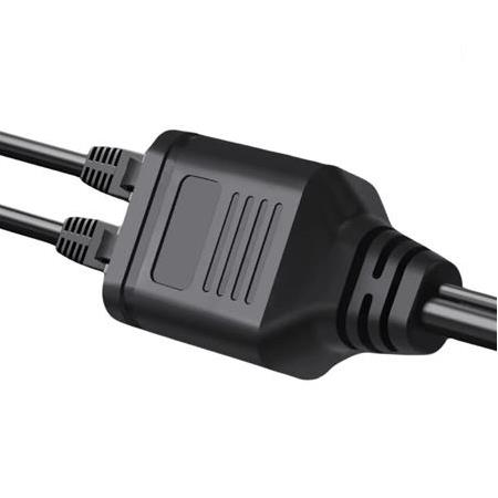 Alfais 4711 1x2 Port RJ45 USB Güç Destekli Ethernet Switch Splitter Çevirici Çoklayıcı