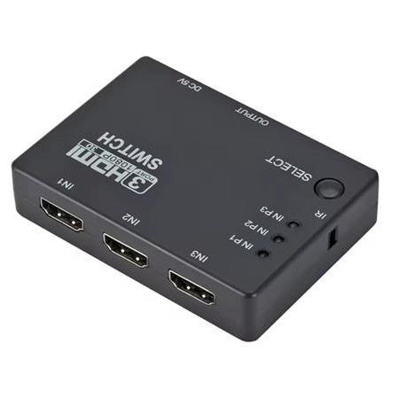 Alfais 4750 Hdmi Switch 3 Port Çoklayıcı Kumandalı