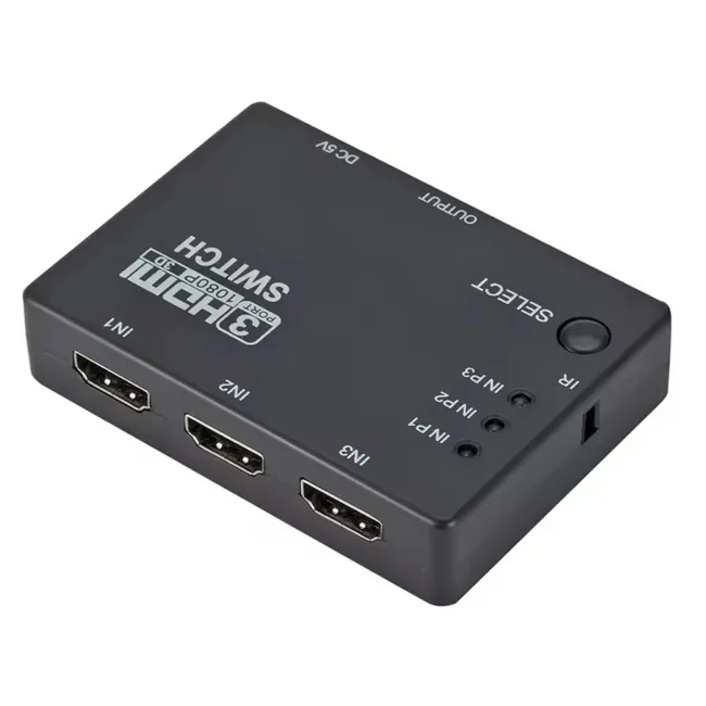 Alfais 4750 Hdmi Switch 3 Port Çoklayıcı Kumandalı