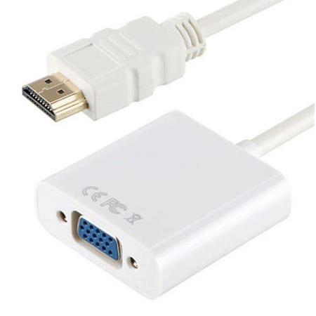 Alfais 4547 Hdmi To Vga Çevirici Dönüştürücü Adaptör Monitör Laptop Uydu Kablosu