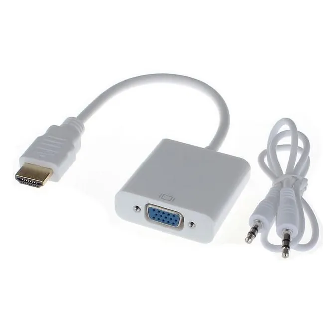Alfais 4548 Hdmi To VGA Kablo Çevirici Dönüştürücü + Ses