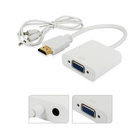 Alfais 4548 Hdmi To VGA Kablo Çevirici Dönüştürücü + Ses