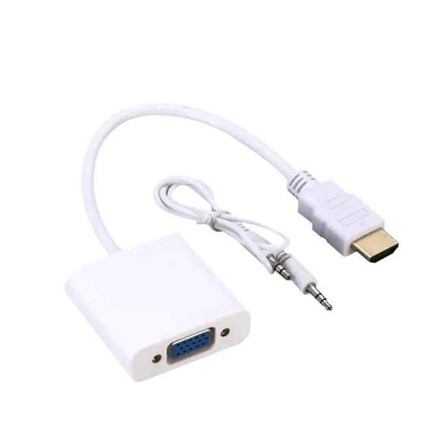 Alfais 4548 Hdmi To VGA Kablo Çevirici Dönüştürücü + Ses