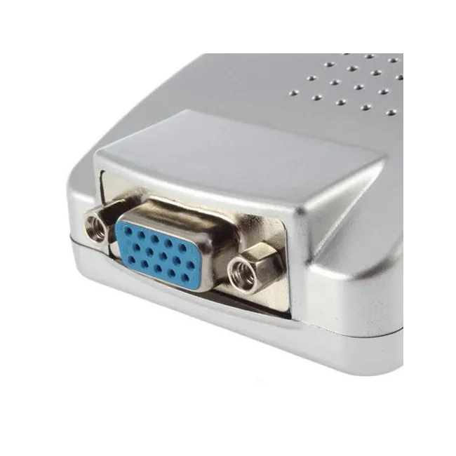 Alfais 4551 Vga To Tos Rca AV Çevirici Dönüştürücü Adaptör