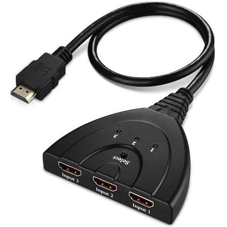 Alfais 4586 Hdmi Çoklayıcı Switch 3 Port Çoğaltıcı